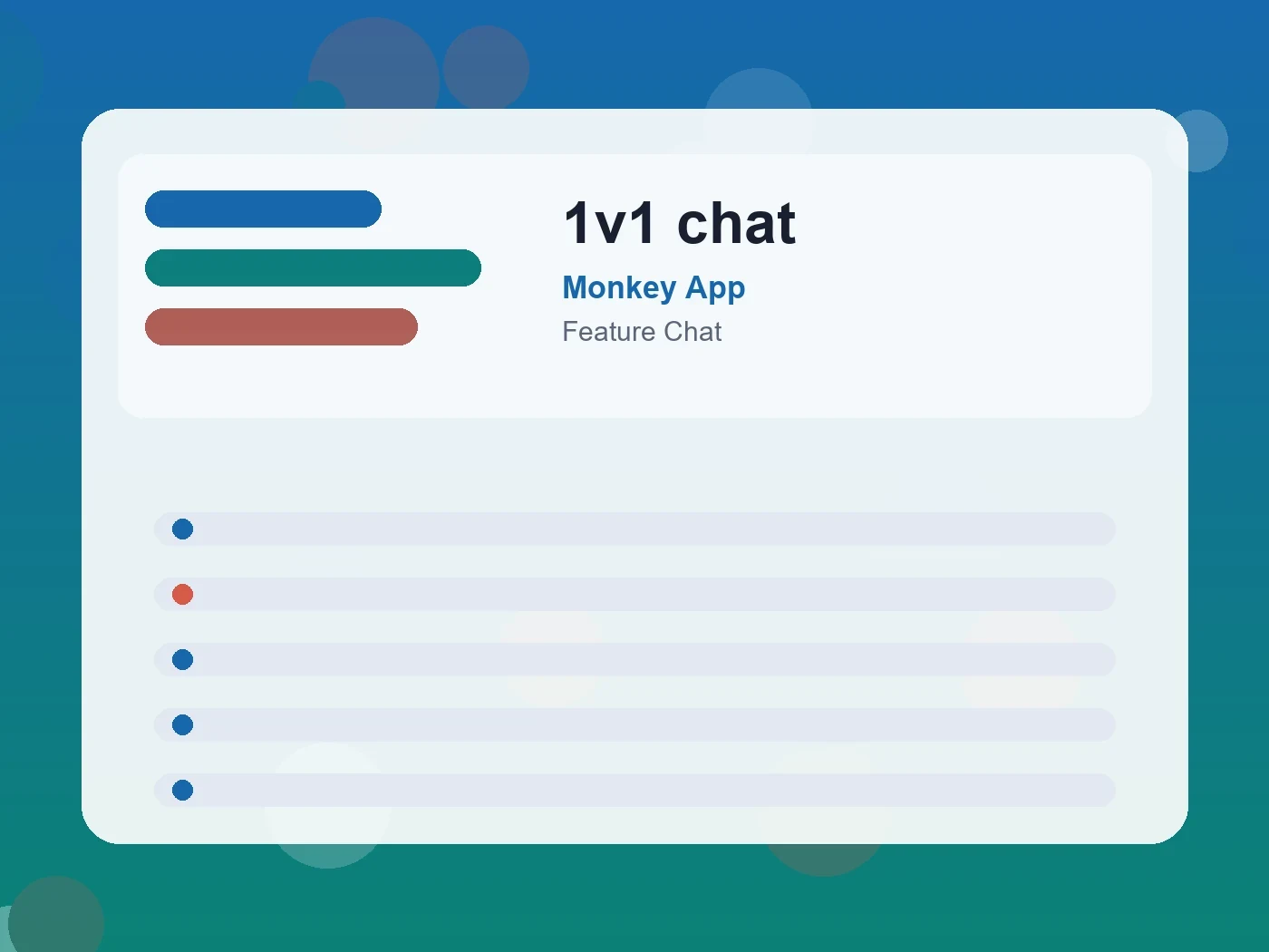 Monkey App 1v1 chat guide visual