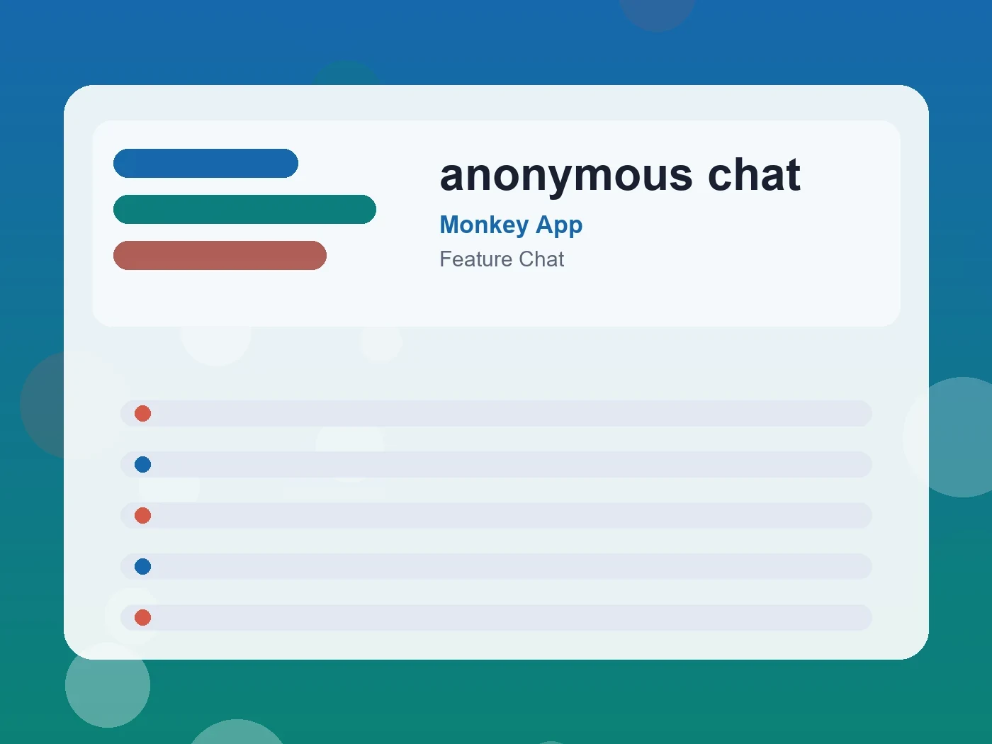 Monkey App anonymous chat guide visual