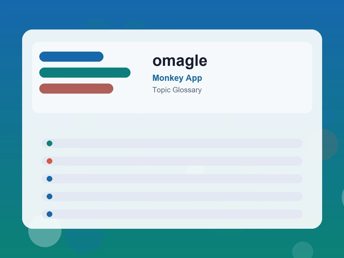 Monkey App omagle guide visual