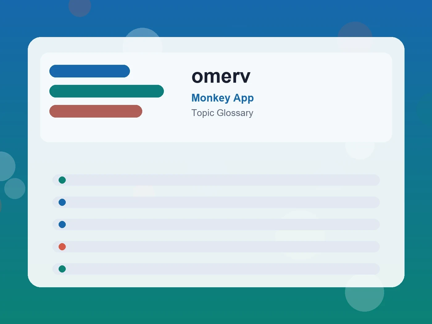 Monkey App omerv guide visual