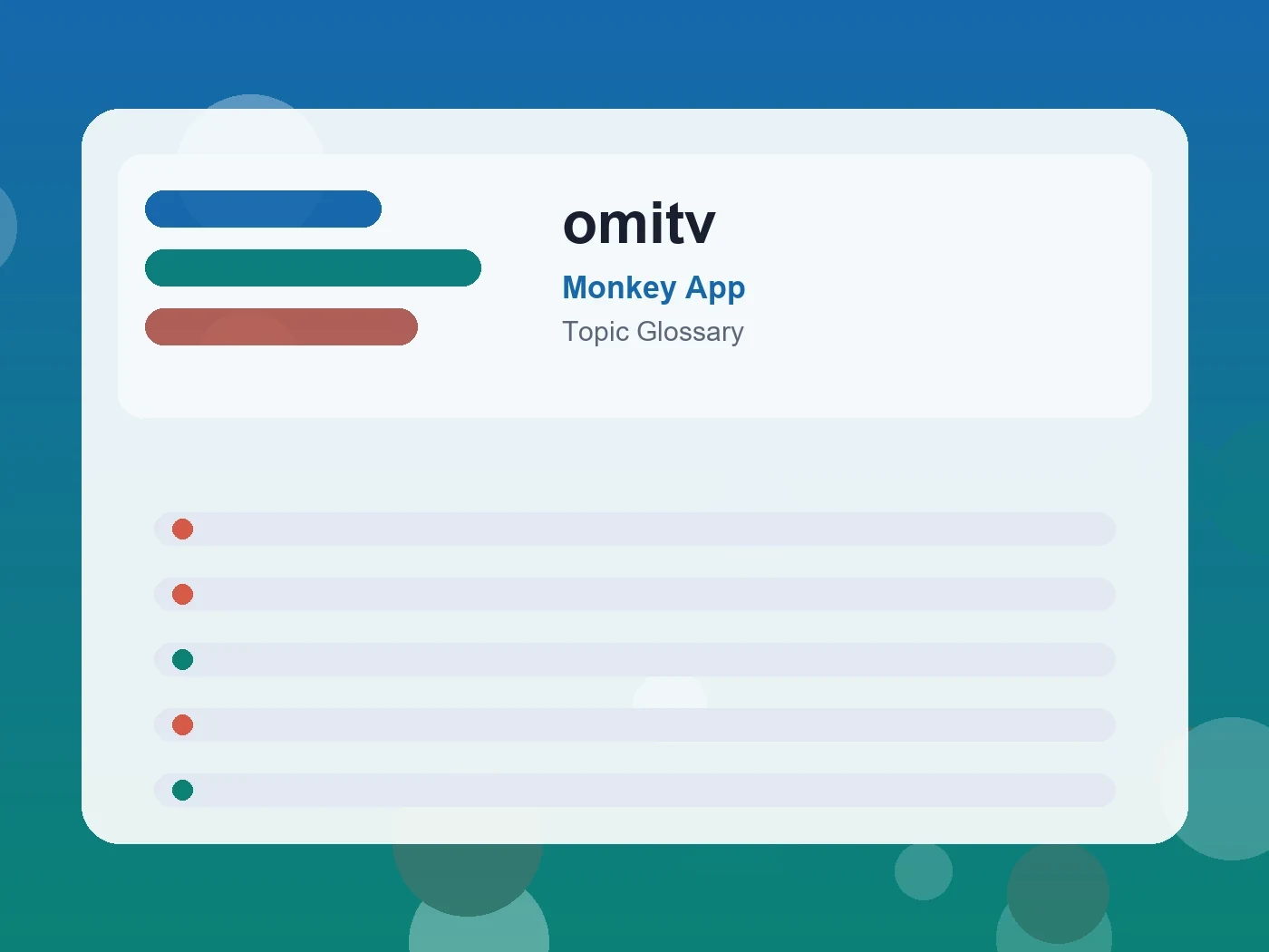 Monkey App omitv guide visual