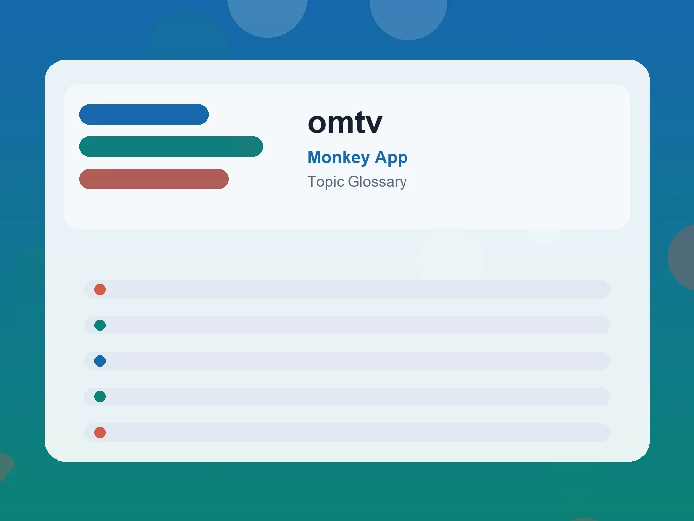 Monkey App omtv guide visual