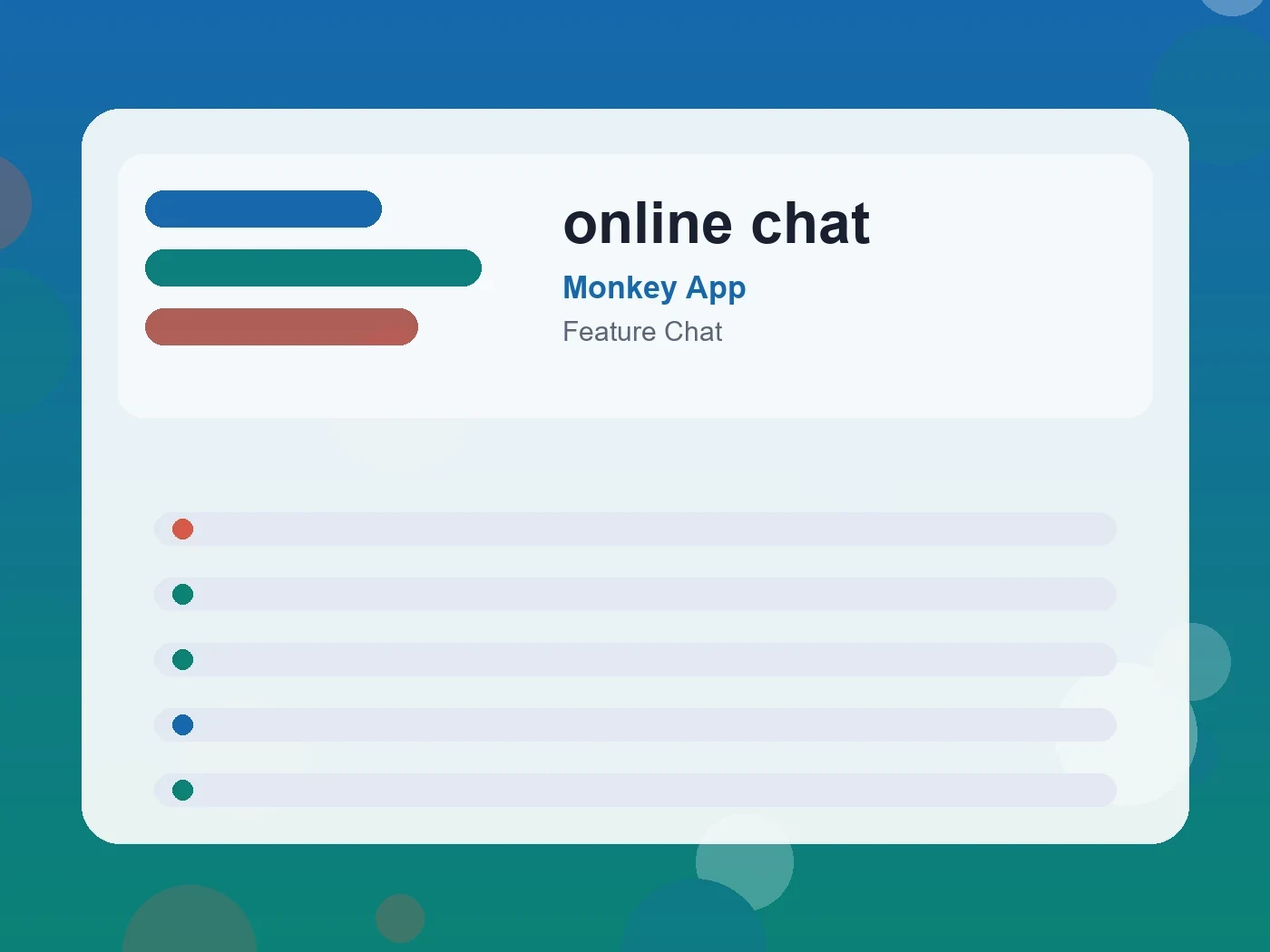 Monkey App online chat guide visual