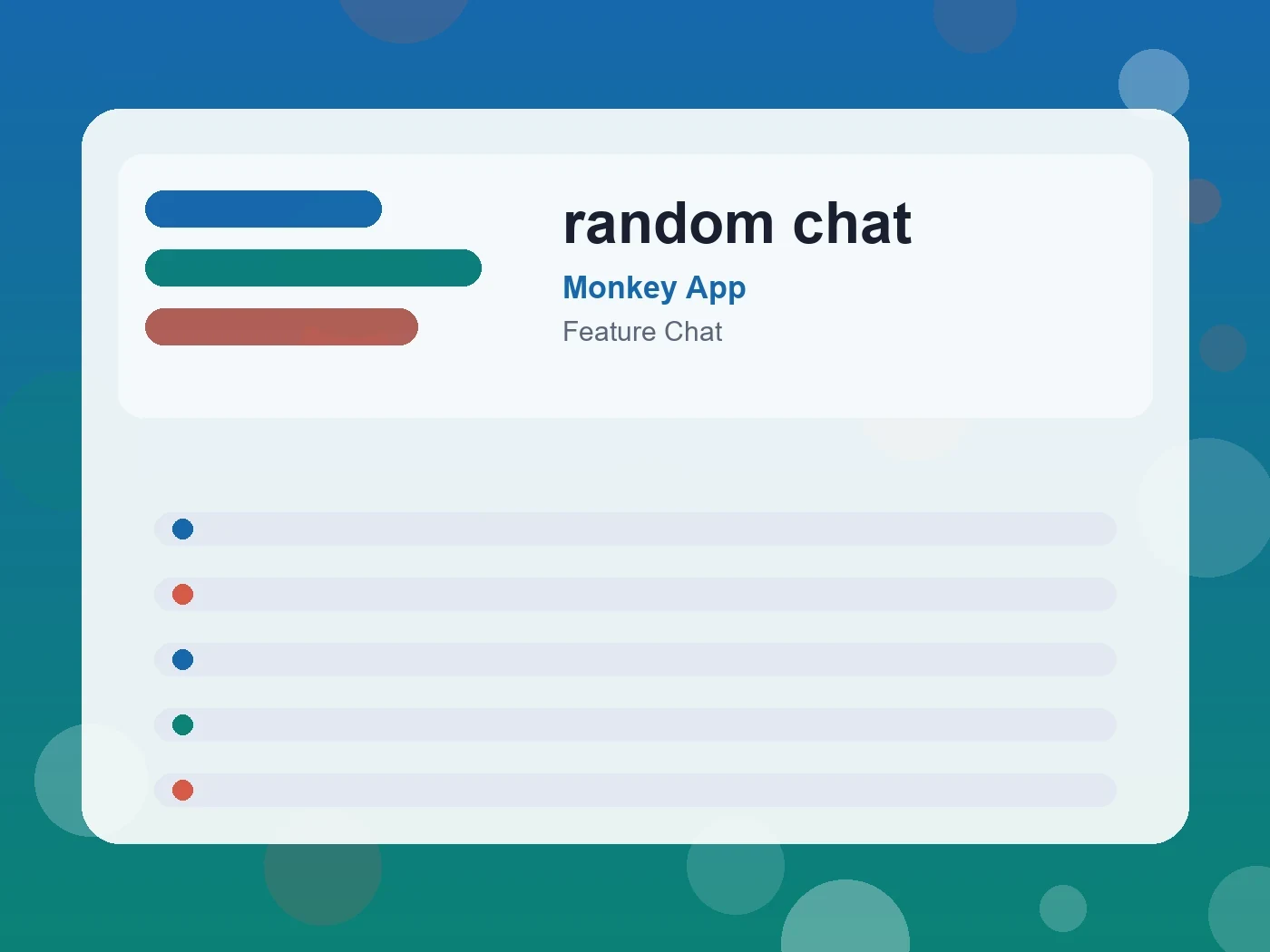 Monkey App random chat guide visual