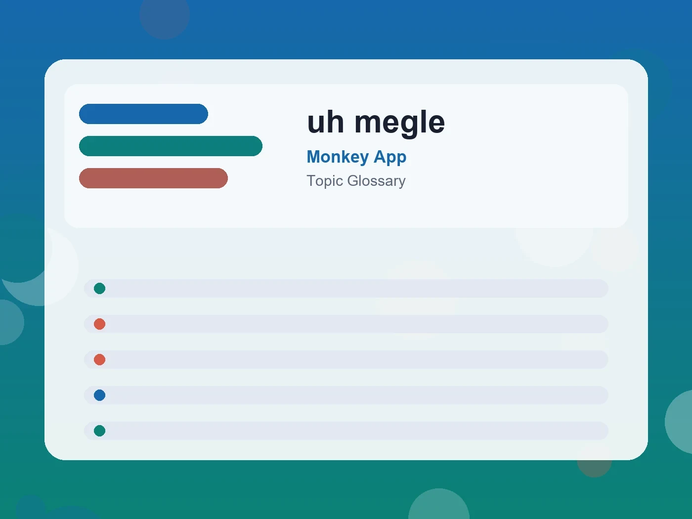 Monkey App uh megle guide visual