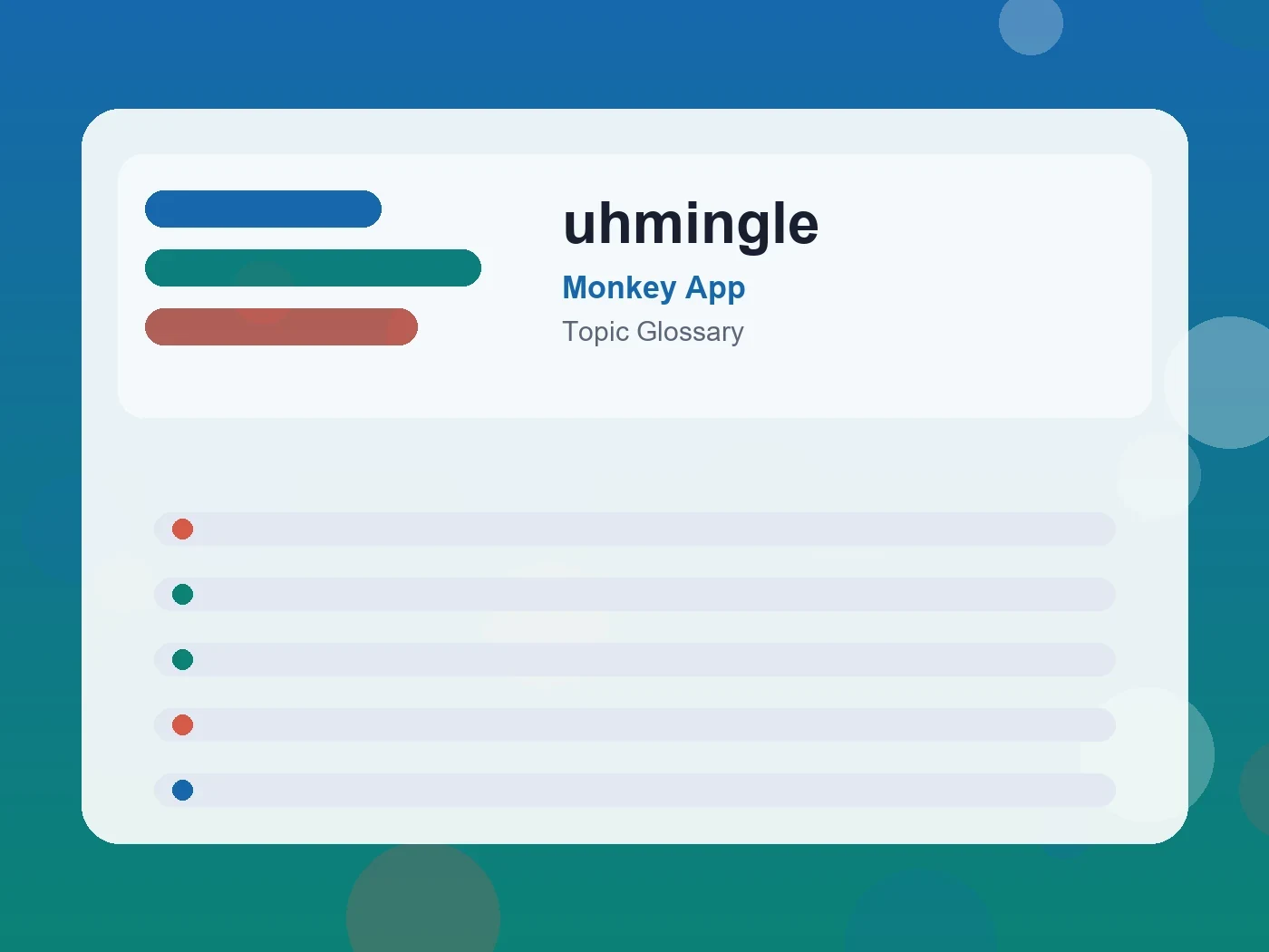 Monkey App uhmingle guide visual