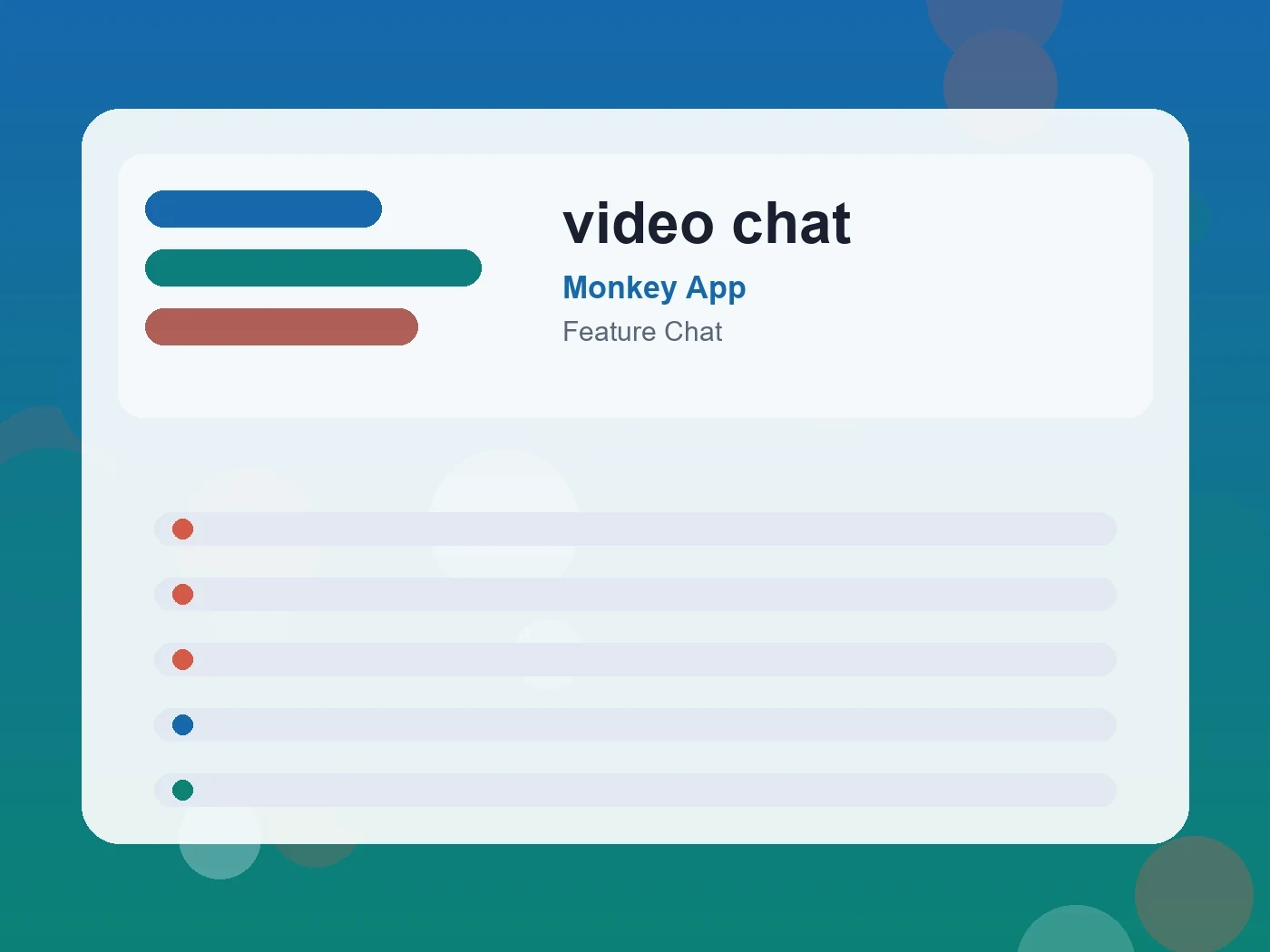 Monkey App video chat guide visual