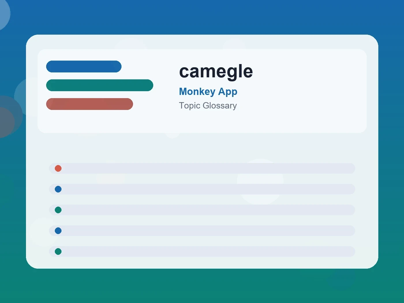 Monkey App camegle guide visual