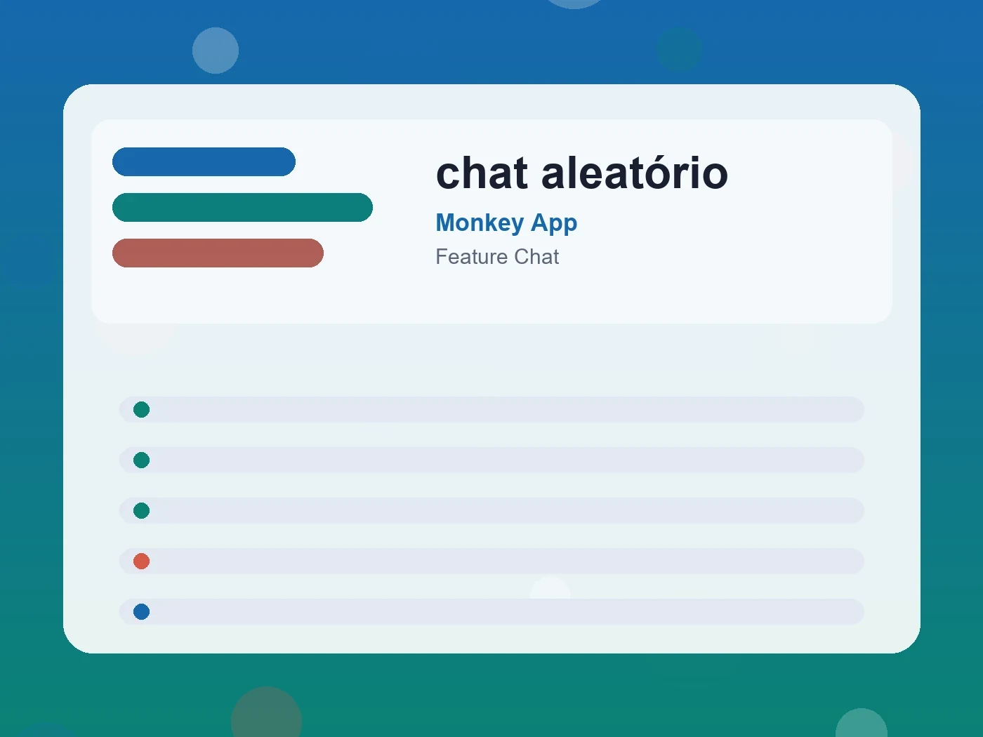 Monkey App chat aleatório guide visual
