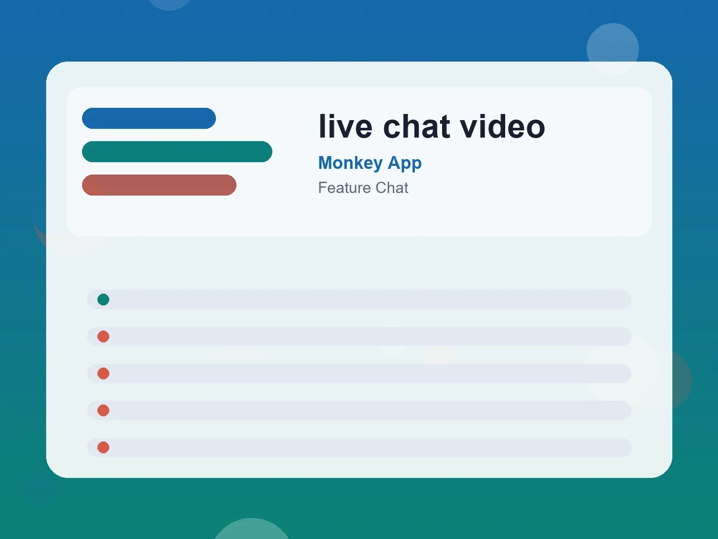 Monkey App live chat video guide visual