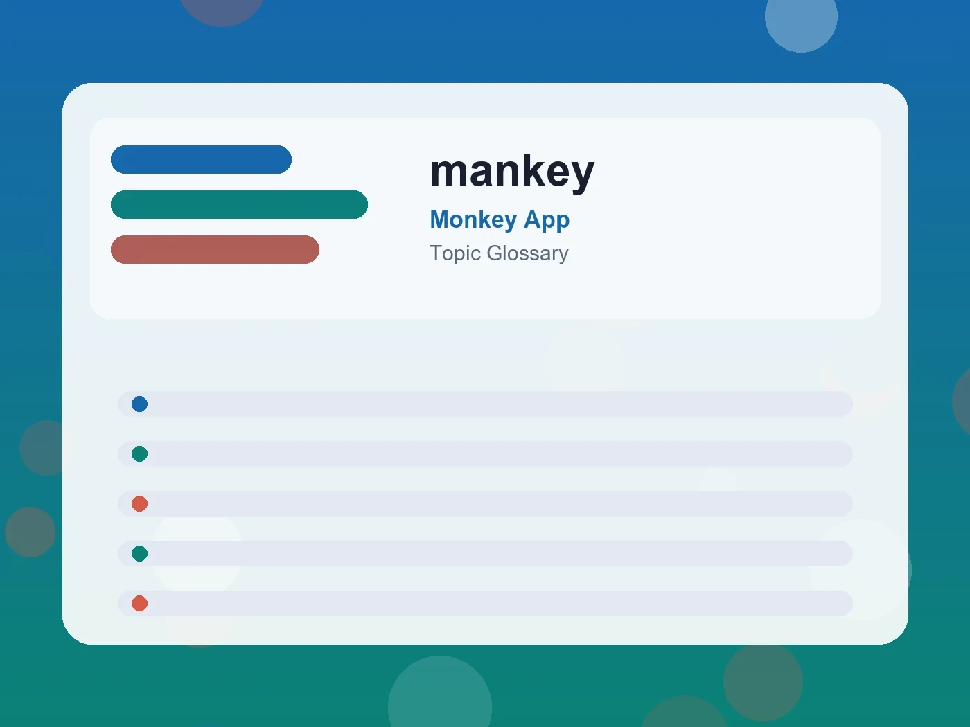 Monkey App mankey guide visual