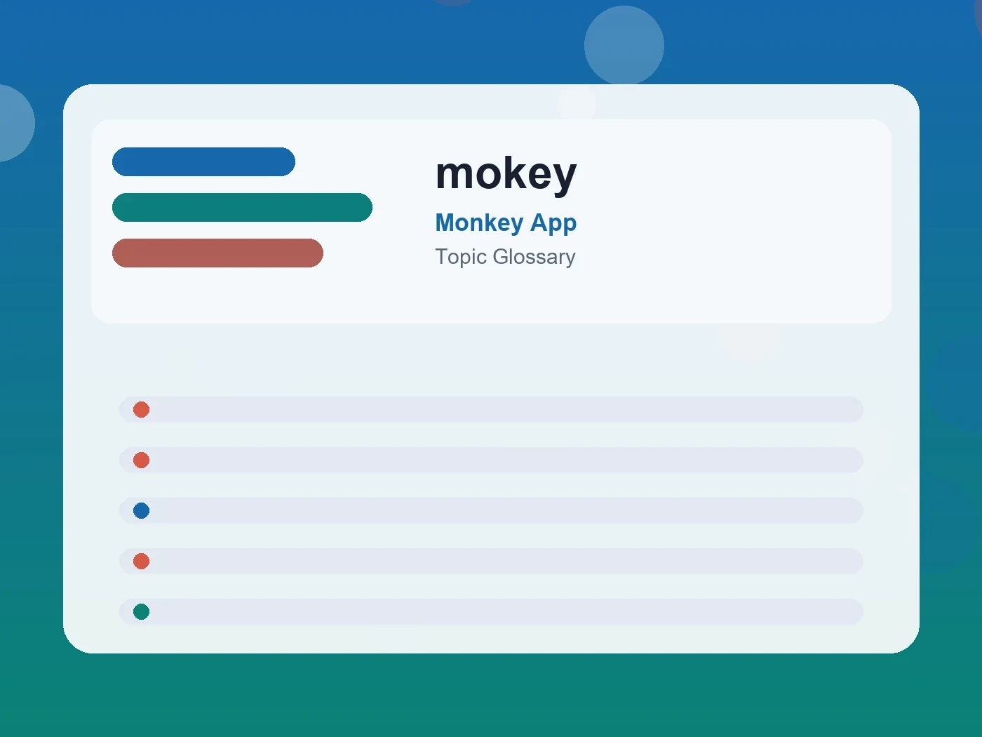 Monkey App mokey guide visual