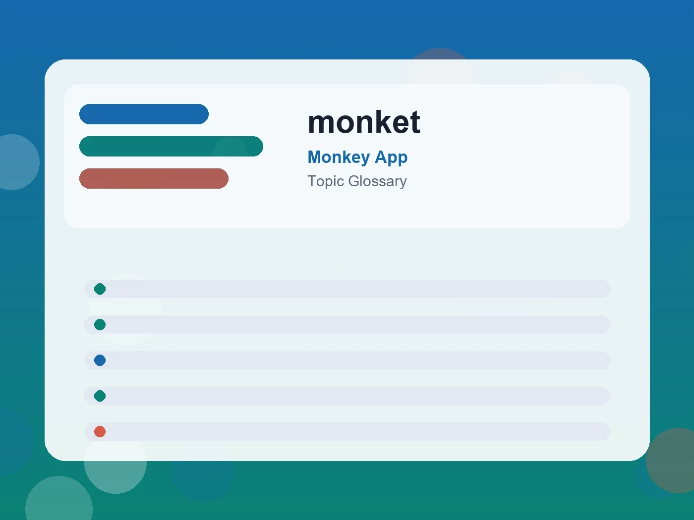 Monkey App monket guide visual