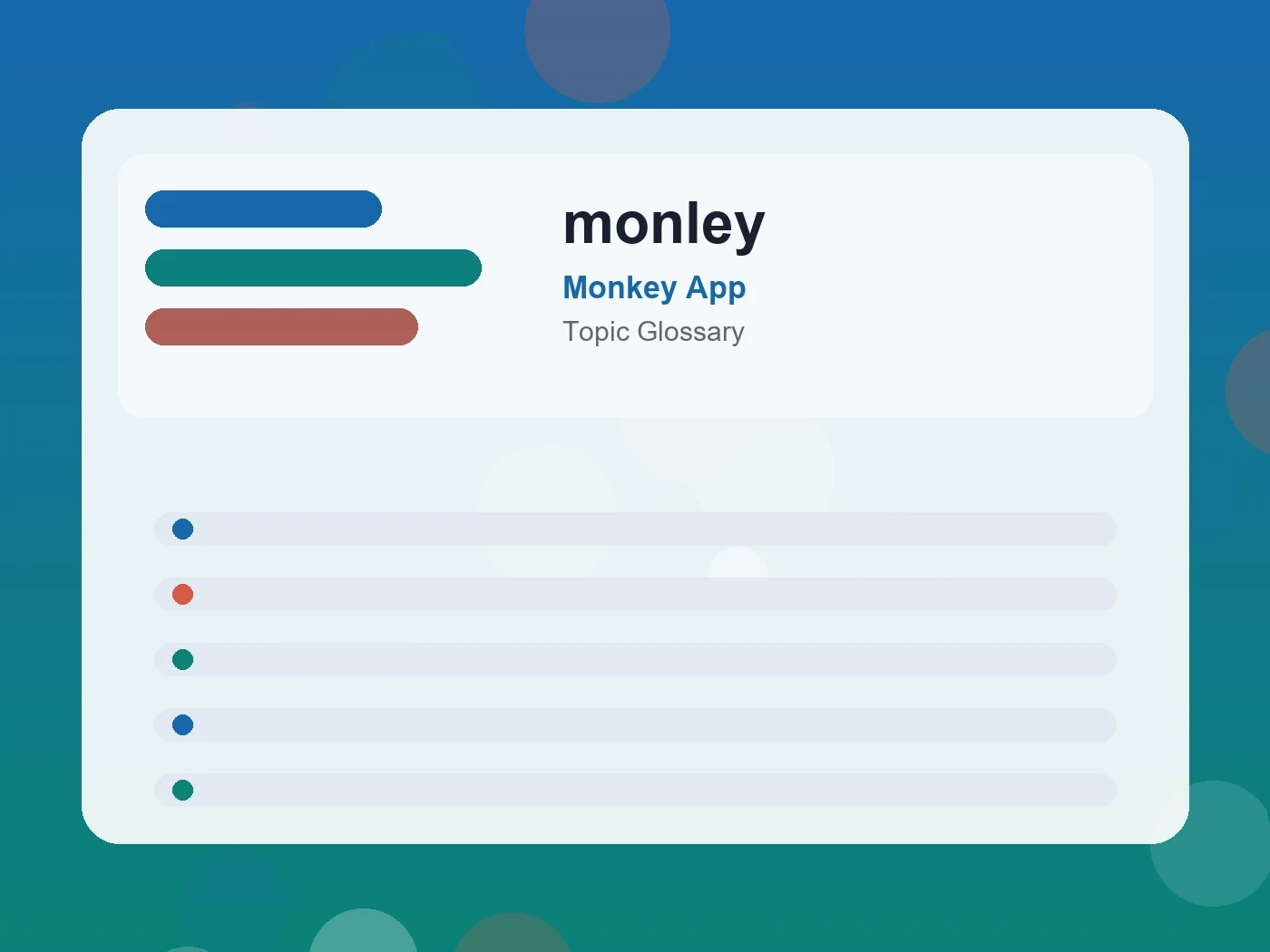 Monkey App monley guide visual