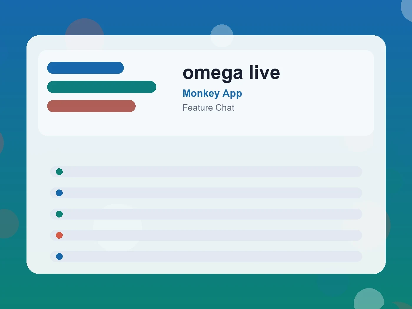 Monkey App omega live guide visual