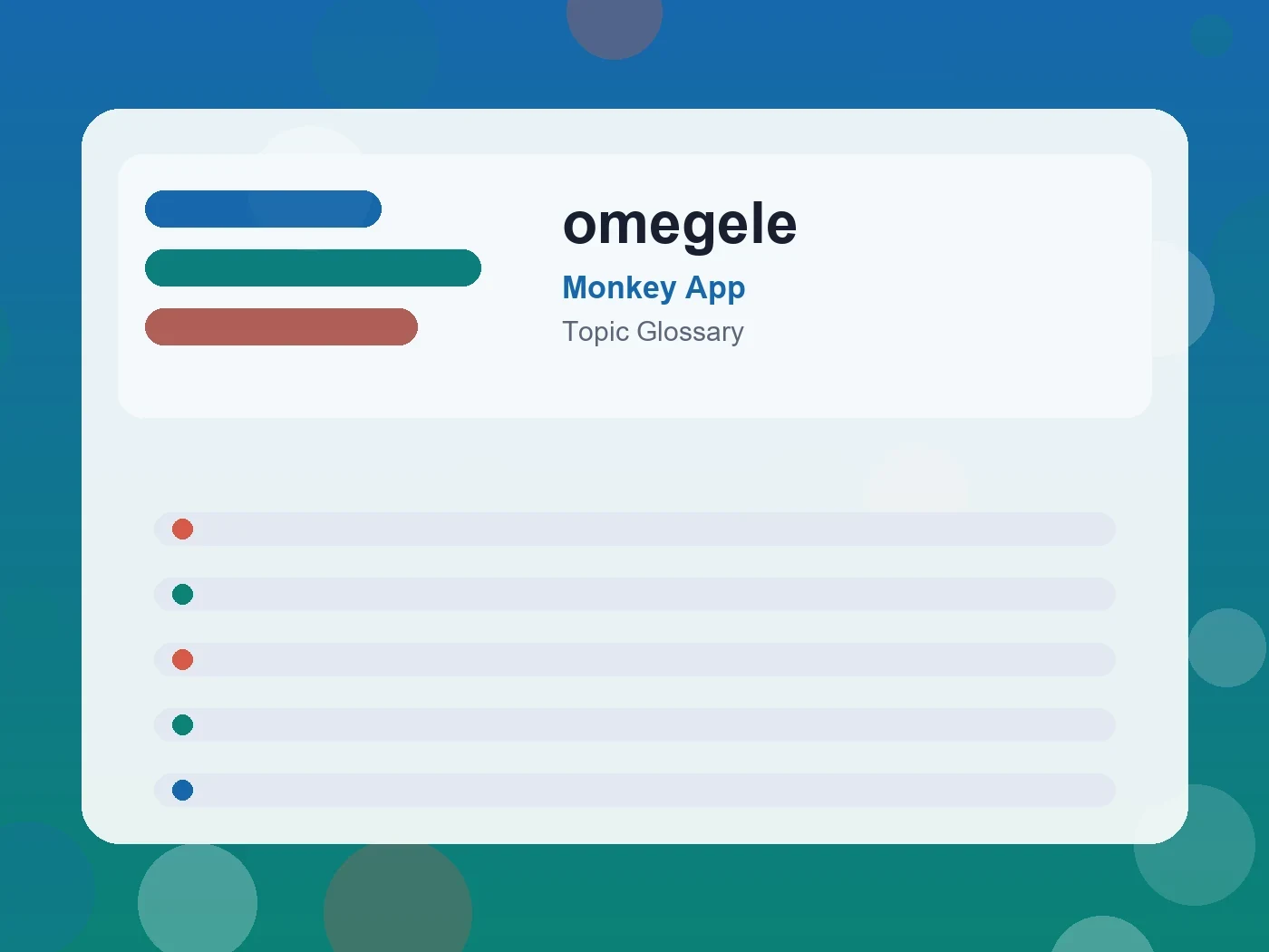 Monkey App omegele guide visual