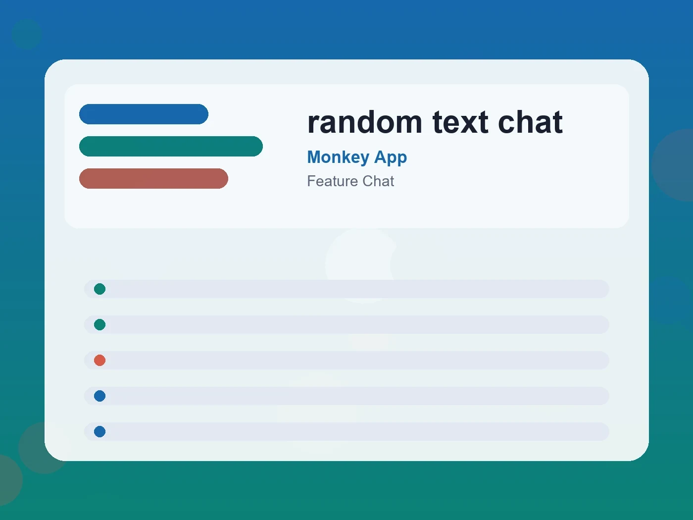 Monkey App random text chat guide visual