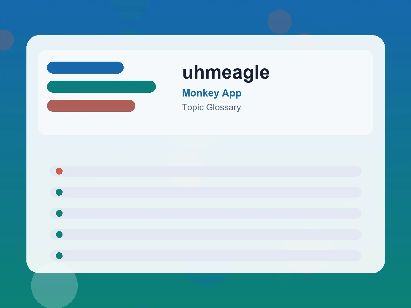 Monkey App uhmeagle guide visual