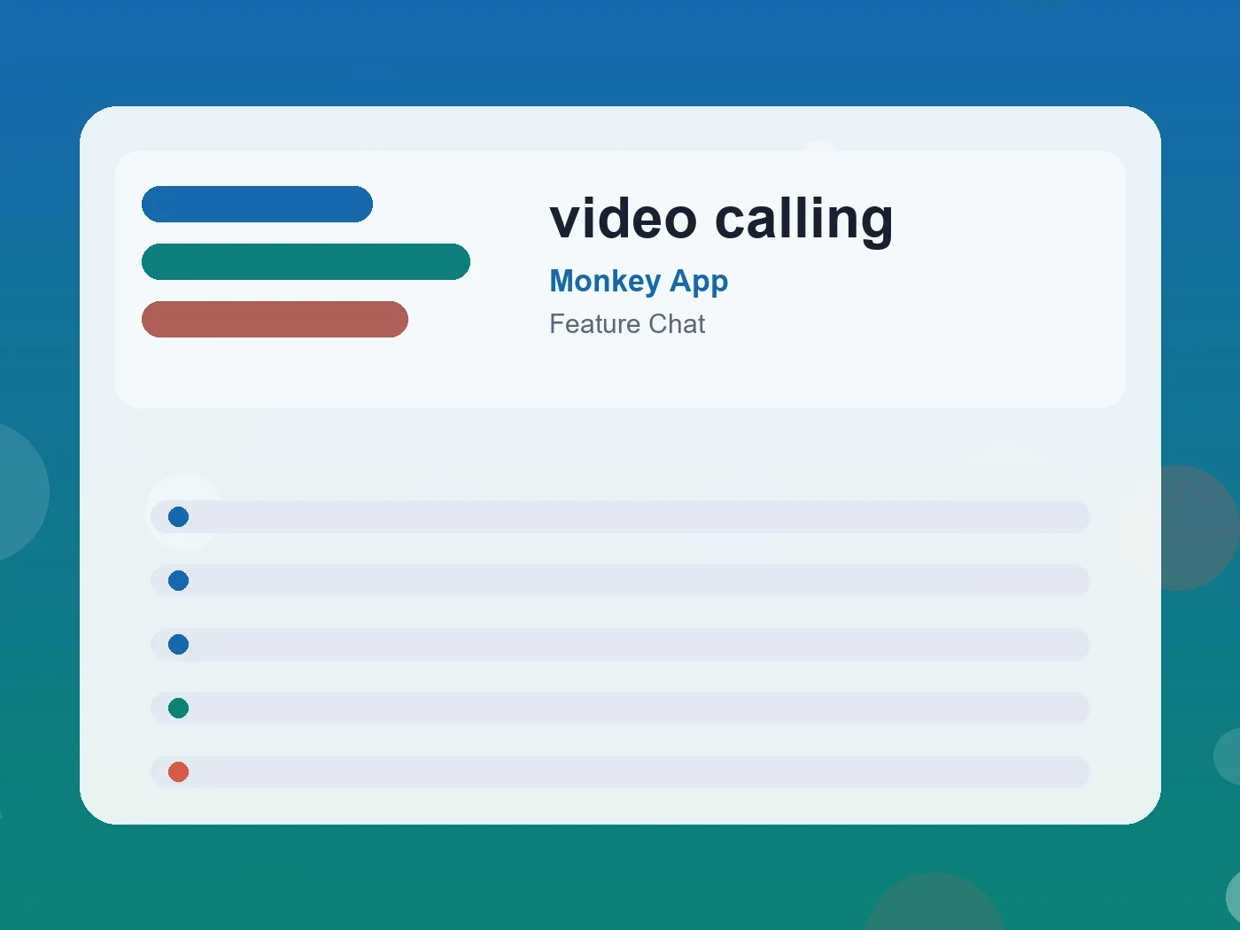 Monkey App video calling guide visual